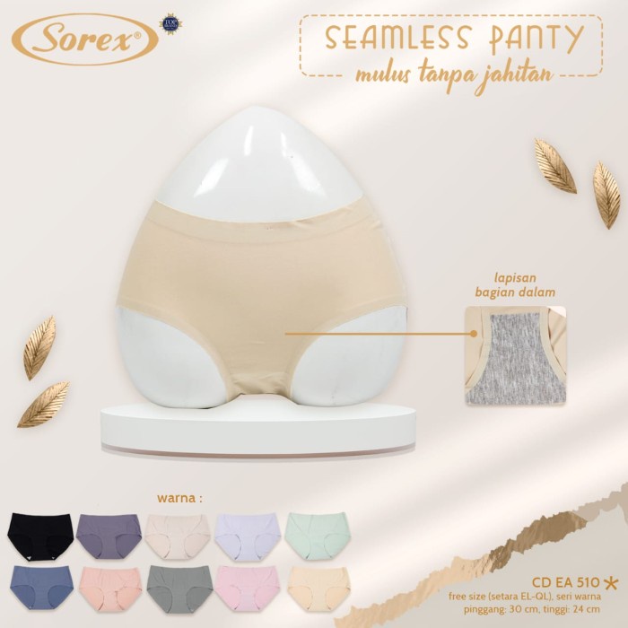 Sorex Celana Dalam Wanita Tanpa Jahitan Seamless EA510