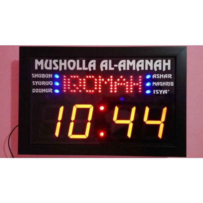 Kualitas terbaik] Jam Digital Masjid Timer Iqomah