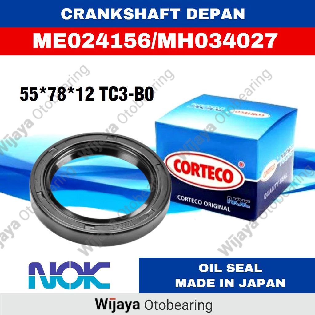 Jual Oil seal PS100 crankshaft front ME024156 AEE399B0 NOK Shopee