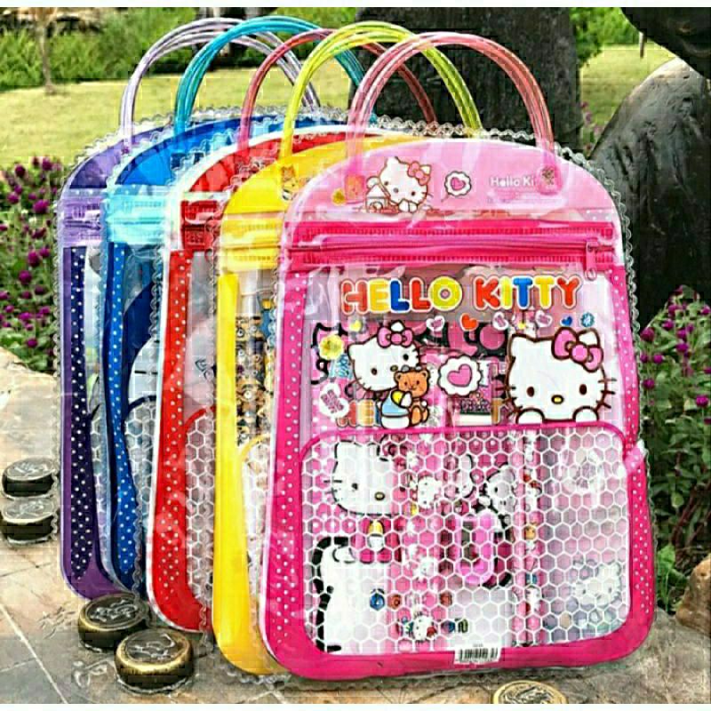 

Alat Tulis Anak / Stationary Set Free Bag Murah
