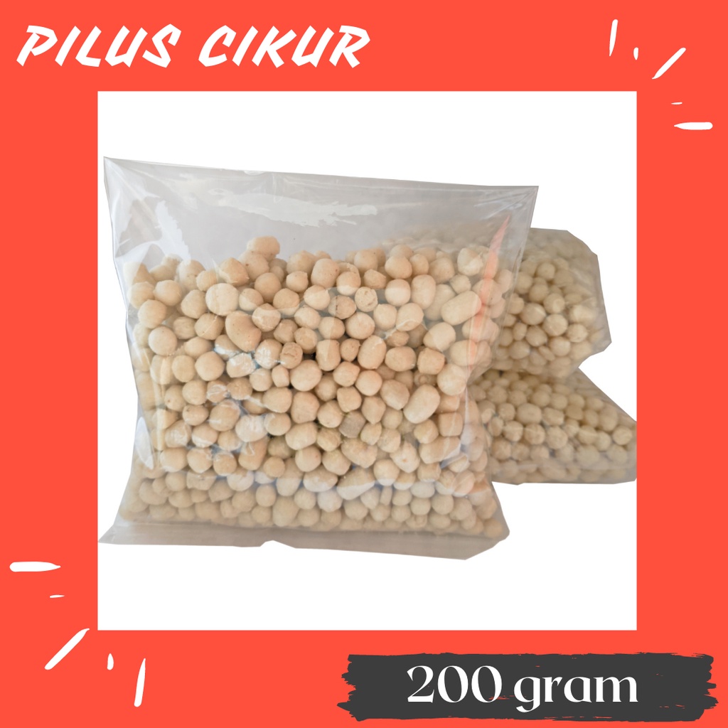 

PILUS CIKUR GURIH 200gr TOPPING BASO ACI CUANKI SEBLAK