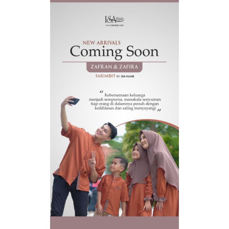 GAMIS SARIMBIT ZAFRAN DAN ZAFIRA BY ISA HIJAB