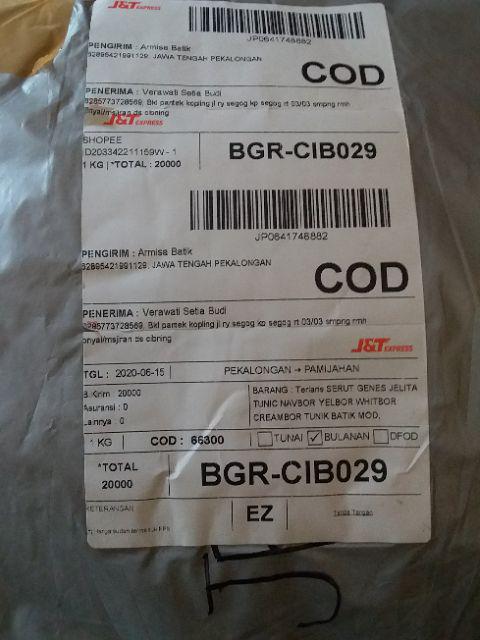 #bayarditempat Terlaris Serut Genes Jelita Tunic Navbor Yelbor Whitbor Creambor Tunik Batik Modern