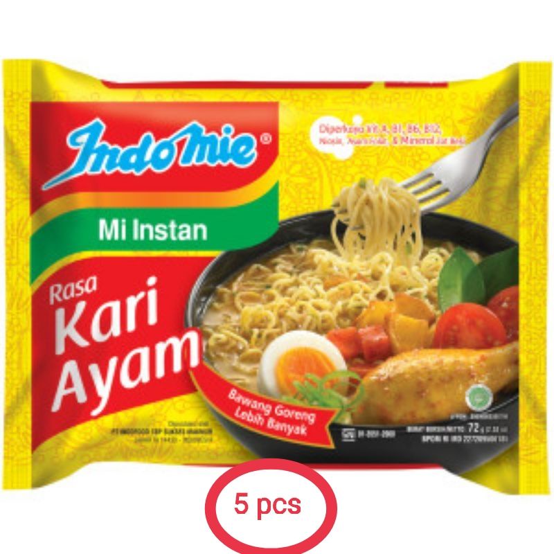 

Indomie Kari Ayam isi 5 pcs