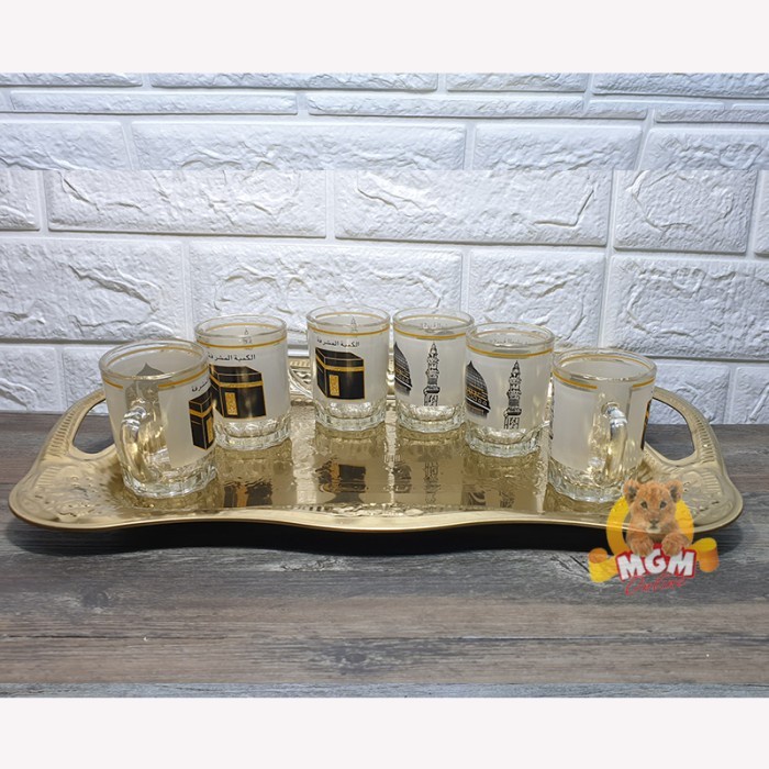 Nampan Arab Emas Nampan emas Nampan Gold Arab 30x20CM