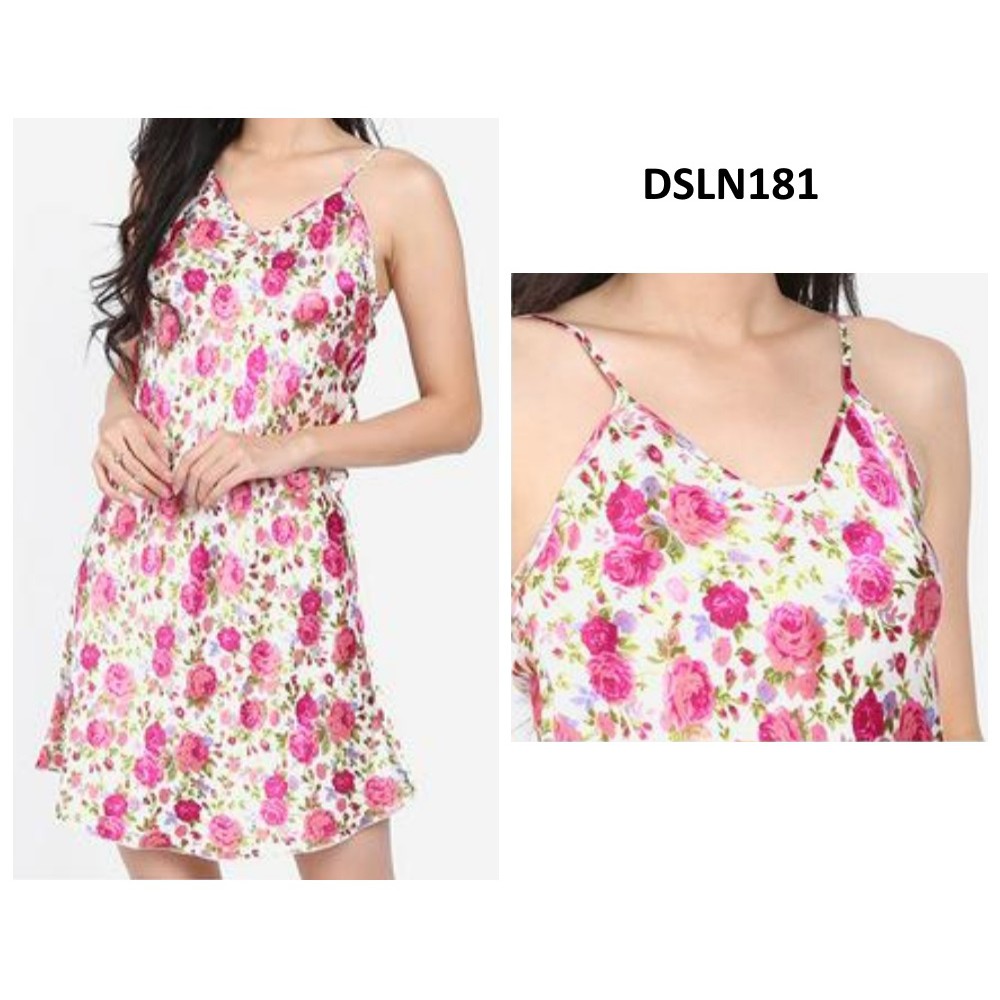 Daster Tanktop Satin - Baju Tidur Wanita - Baju Tanktop Santai - MURAH - IMPORT - KUALITAS BAGUS