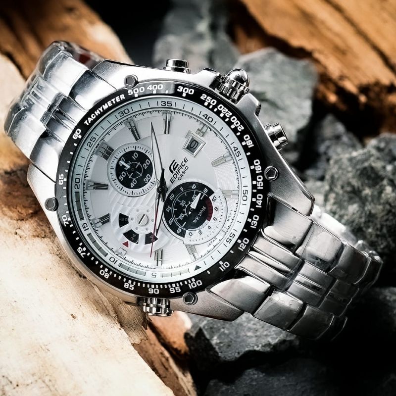 Jam Tangan Pria Merk Casio Edifice Type Efr-543 Original Bm Free Box