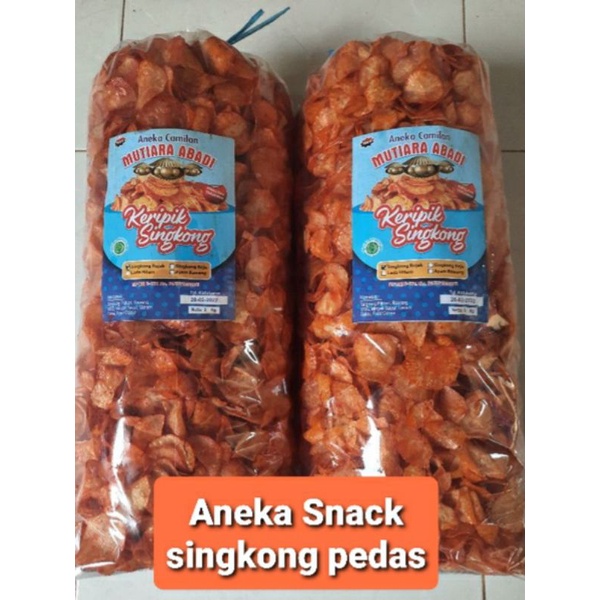 

Aneka Makanan Ringan Camilan Keripik Singkong Rujak Pedas Terlaris 1 kg / Cemilan Gurih Renyah Pedas Singkong Rujak Balado