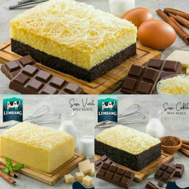 

Bolu Susu Lembang Bandung Original Coklat Vanila/Oleh oleh khas Bandung