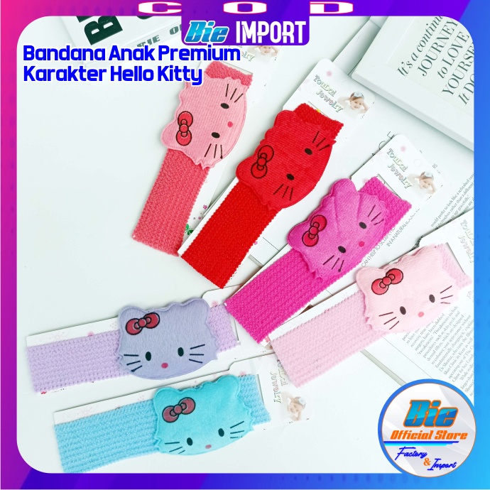 Bandana Anak Boneka Pita Bulu Impor Best Seller