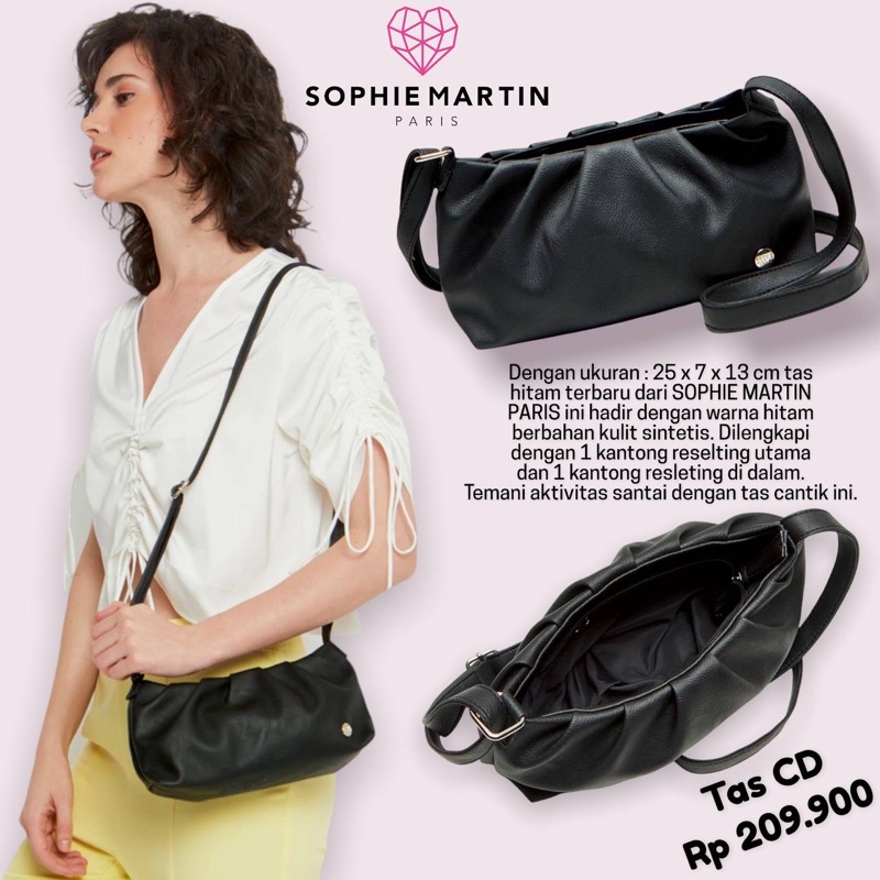 Tas Wanita Sophie Martin Paris Geva Black