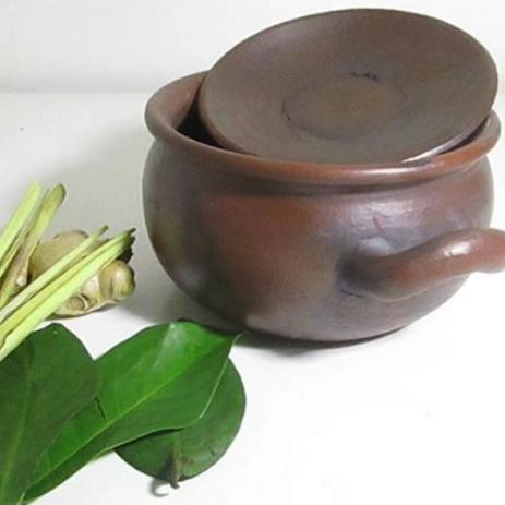 Kuali Panci Gerabah D30Cm/Kuali Tanah Liat/Panci Gerabah