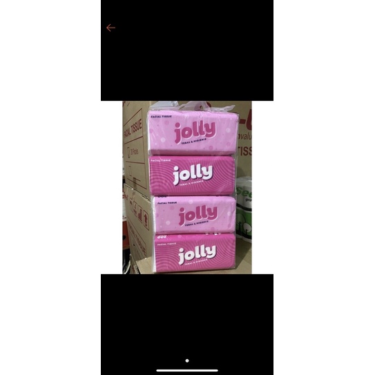 tissue jolly populer 100 sheet / jollu 250 sheet