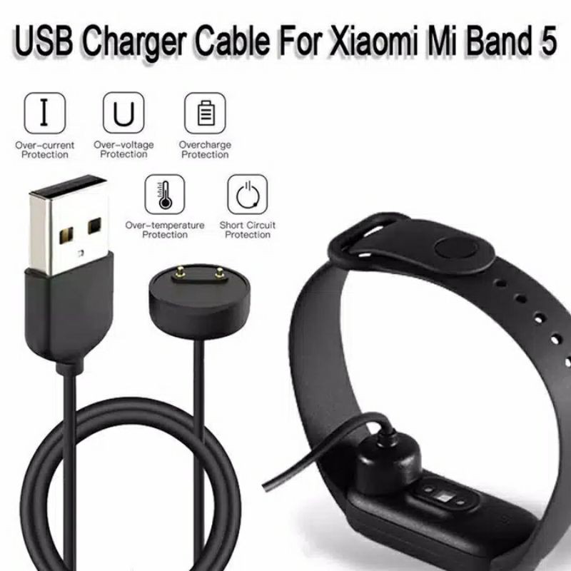 Kabel Charger Mi Band 5 6 7 Cable USB Dock 30cm