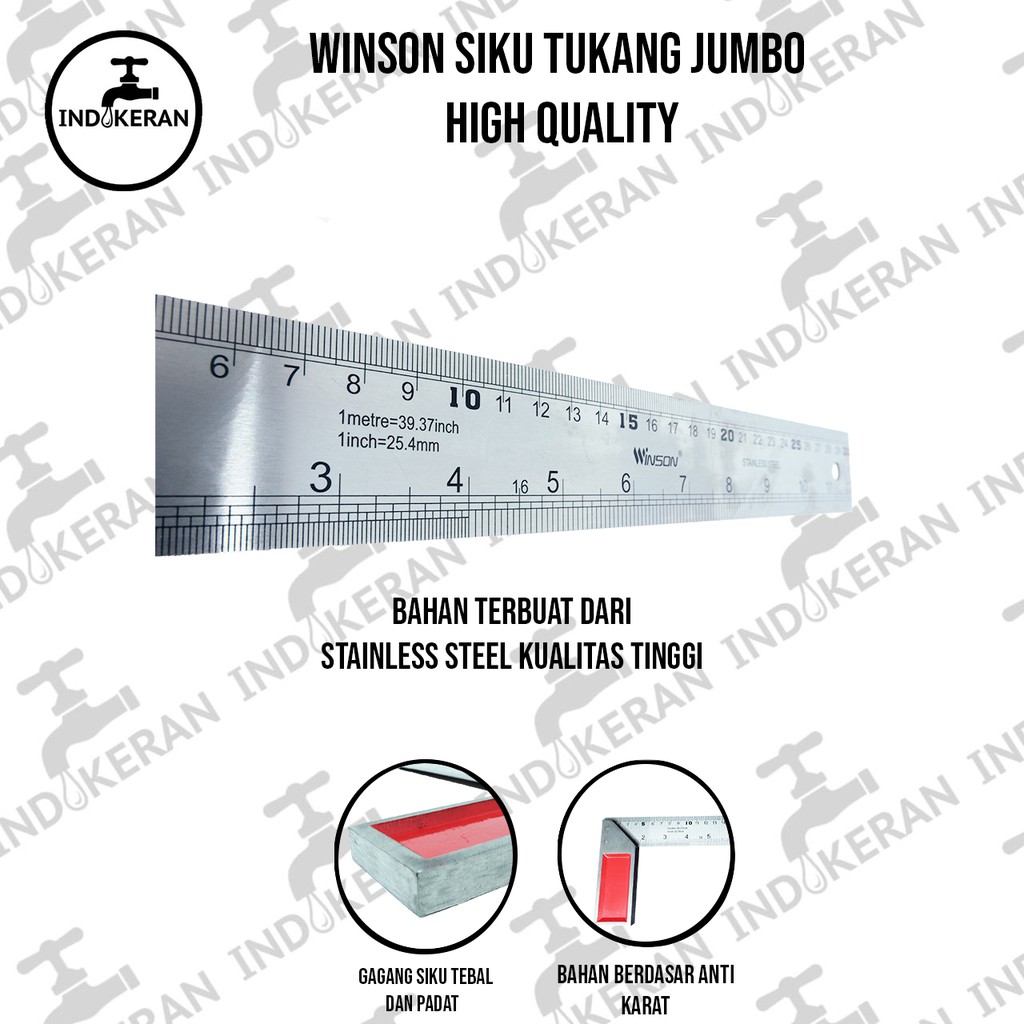 INDOKERAN - Siku Ukur Tukang Jumbo - High Quality