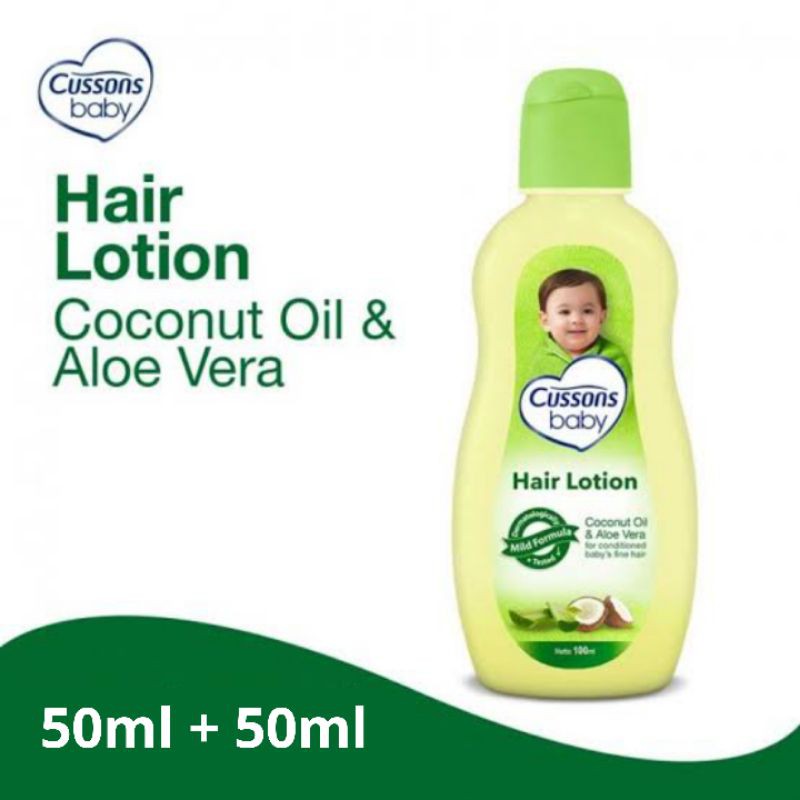 Cussons Hair Lotion Coconut Oil 50ml+50ml