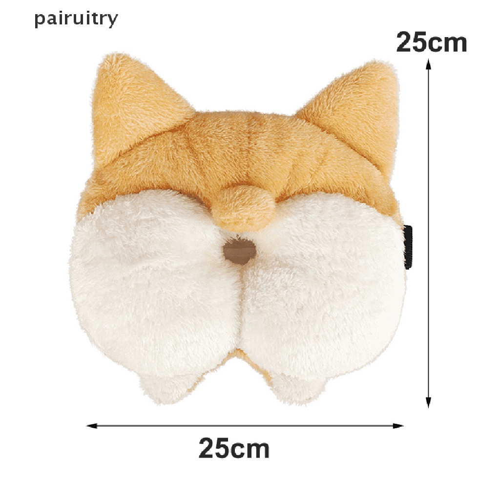 PRT  Creative Corgi Ass Tissue Box Soft Cartoon Napkin Case Cute Animal Car Paper Box PRT