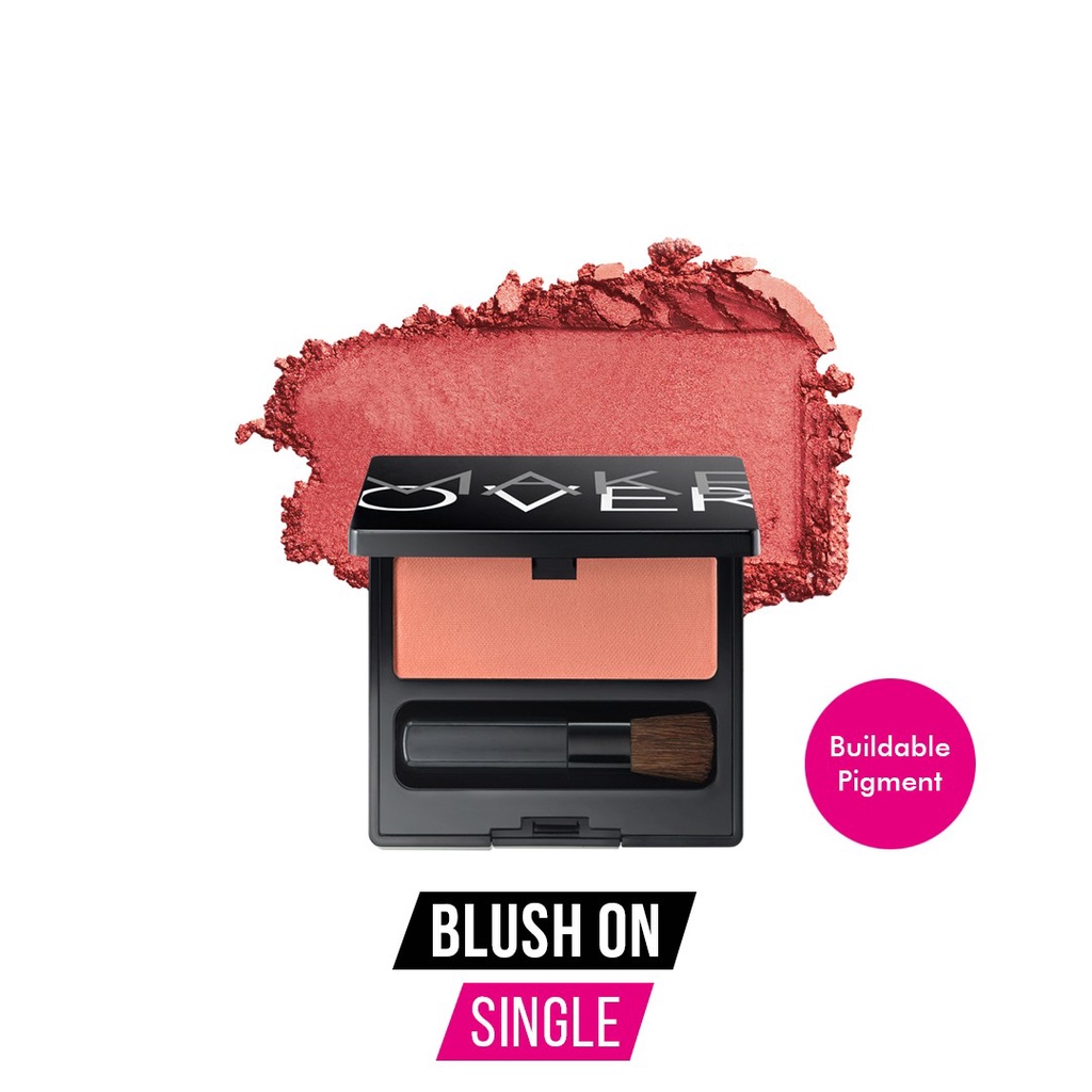 `ღ´ PHINKL `ღ´ 🅼🅰🅺🅴 🅾🆅🅴🆁 Make over blush on single perona pipi bonus kuas