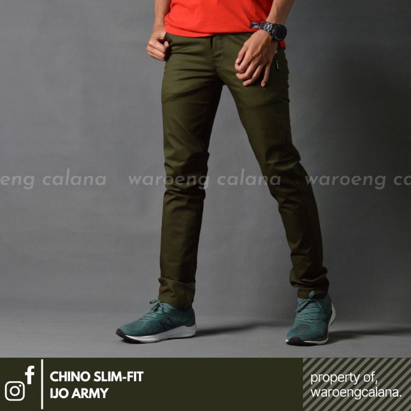 Celana panjang chino selimfit Original IN-ONE ukuran 27.28.29.30.31.32.33.34.