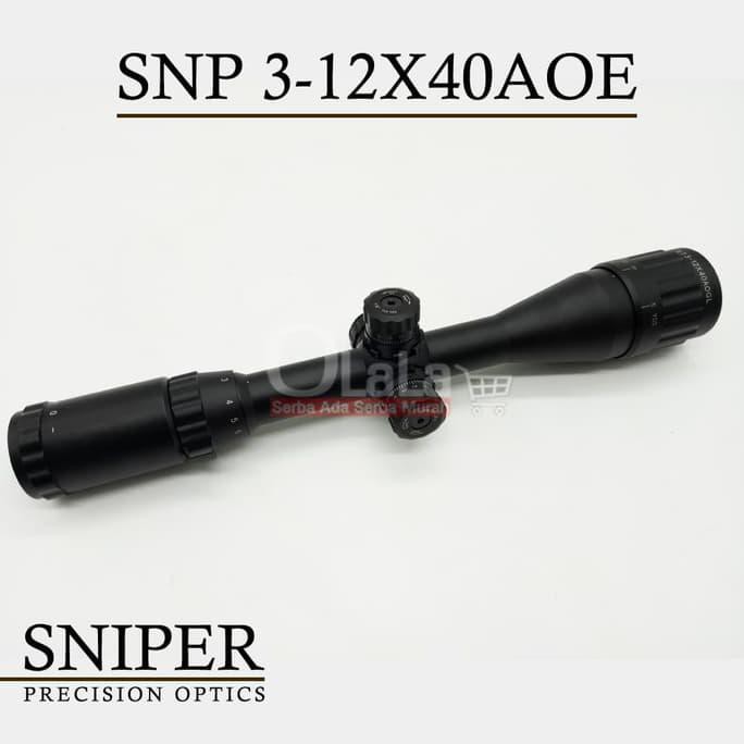 Supoer Murah  TELESKOP SNIPER 3-12X40AOE
