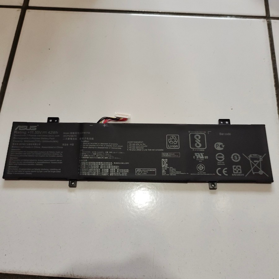 Baterai Asus VivoBook Flip 14 TP412UA C31N1733