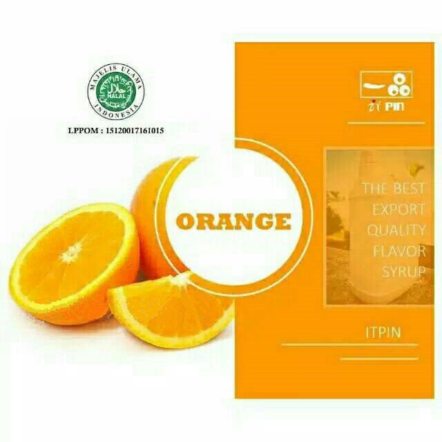 Orange Syrup / Sirup Jeruk @7kg - Super Quality - Promo Termurah