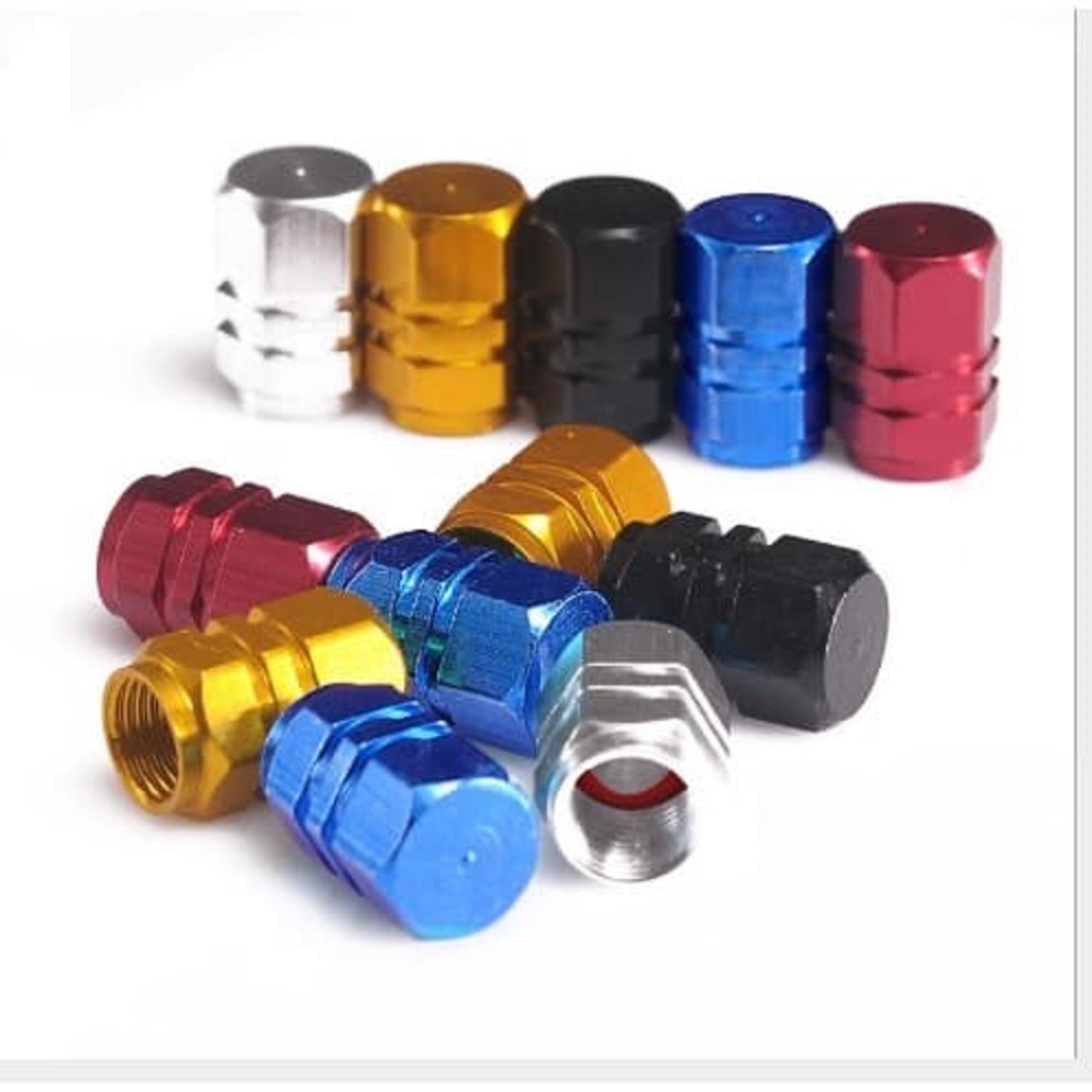 Tutup Pentil Ban Motor / Mobil / Sepeda Valve Nozzle Cap Alumunium