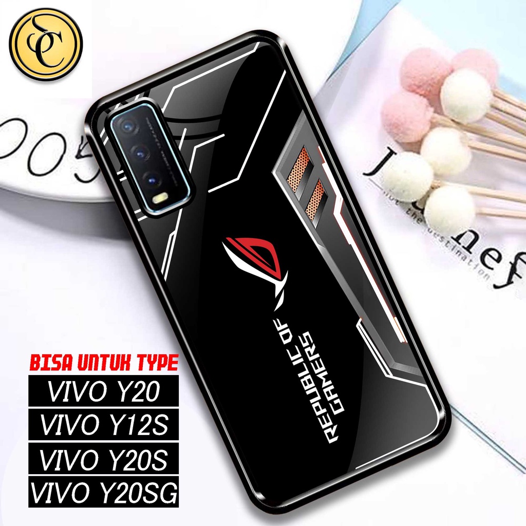 Sukses Case Glossy VIVO Y12S Y20 Y20S - Hardcase 2D Glossy VIVO Y12S Y20 Y20S - Silikon Hp Vivo- Sil