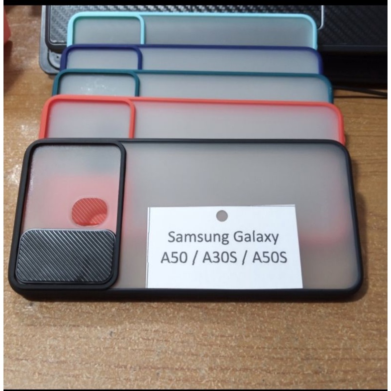 Hard Case Samsung A50/A30S/A50S Pelindung Camera Slide Dove
