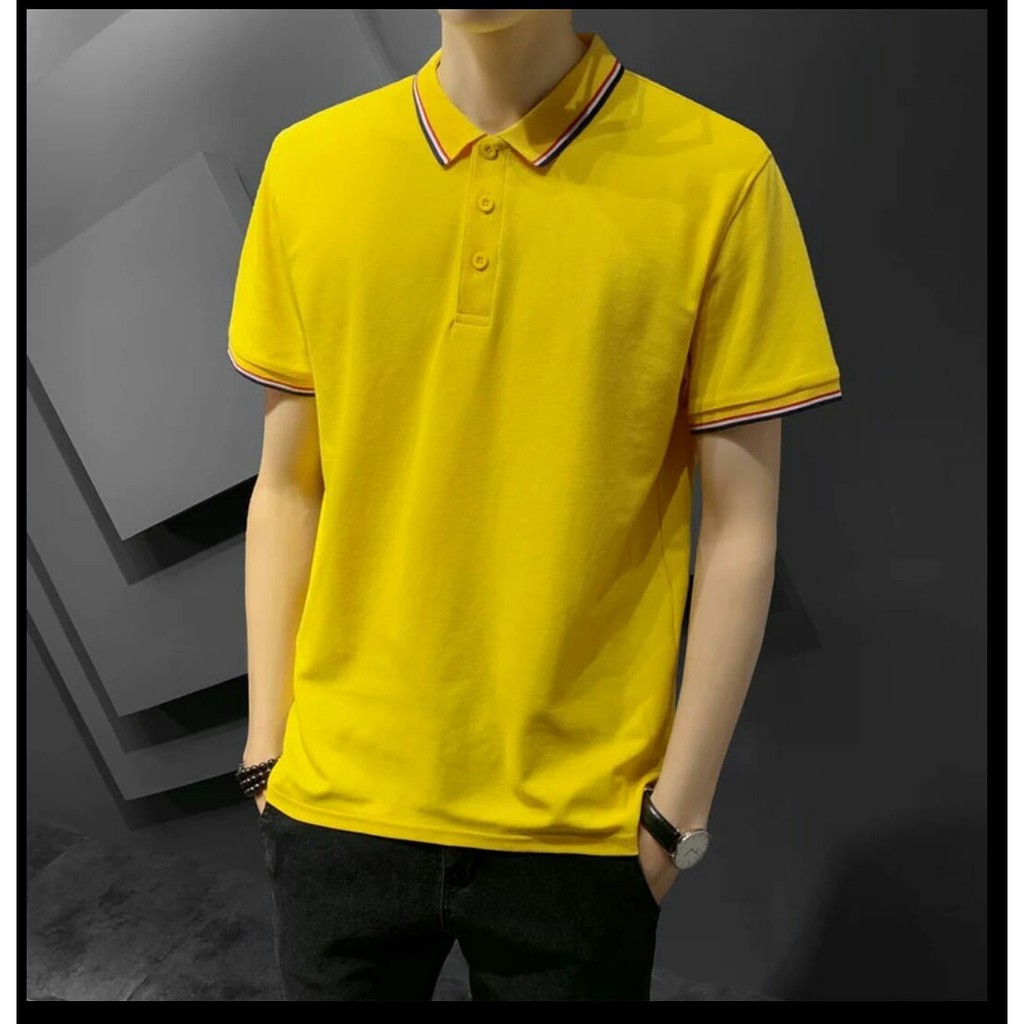 NEW Baju Polos Pria//Kaos Polo Pria//Kaos Kerah Lengan Pendek Galeo Wangky Good Quality NT