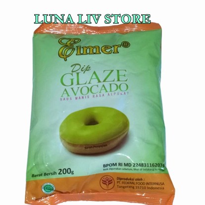 

Elmer Dip Glaze Avocado 200 Gr