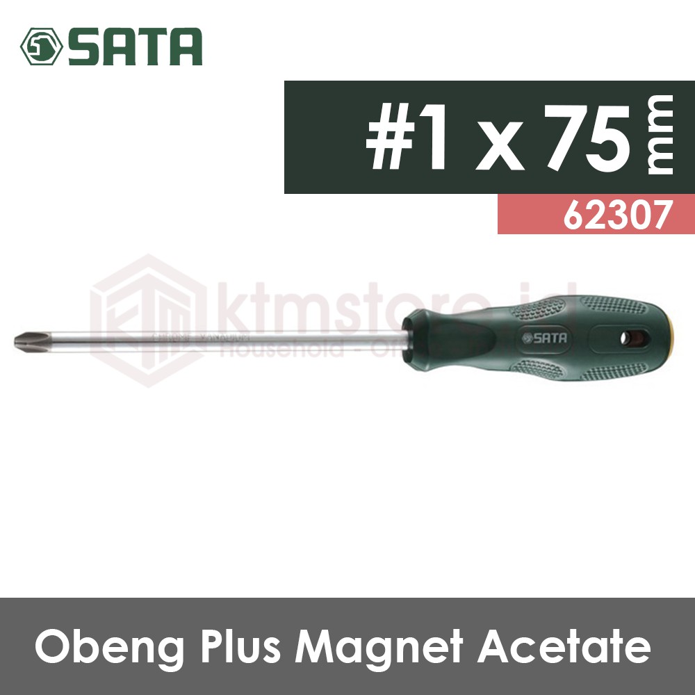 Obeng Plus #3x75mm Acetate 62307 SATA TOOLS