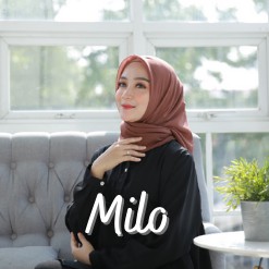 Bella Square Hijab Segiempat | Kerudung Laudya Pollycotton PART 2-Milo