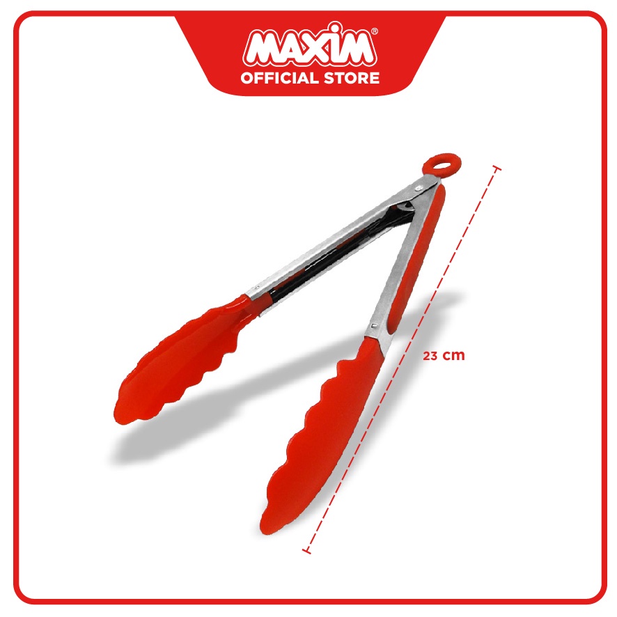 Maxim Tools Serving Tong 9 Inch - Penjepit / Capitan Makanan Tahan Panas