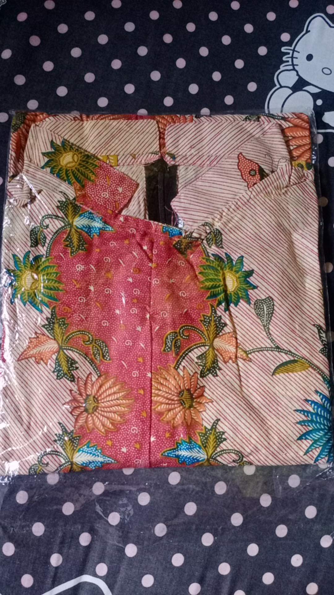Batik Tunik Shibori Jumputan Terbaru Size S-3l / Hrb026 Yelbor Navbor / Biru Putih / Original..