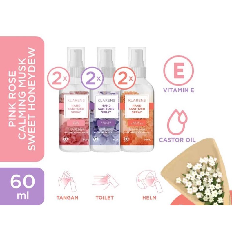 Klarens Hand Sanitizer Spray