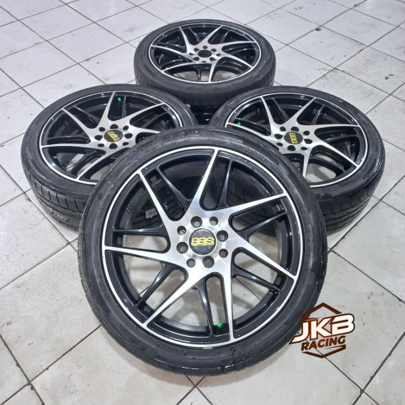 VELG SECOND TYPE BBS R17X7 PCD 4X100-114 + BAN 205/45 R17 TOYO DRB