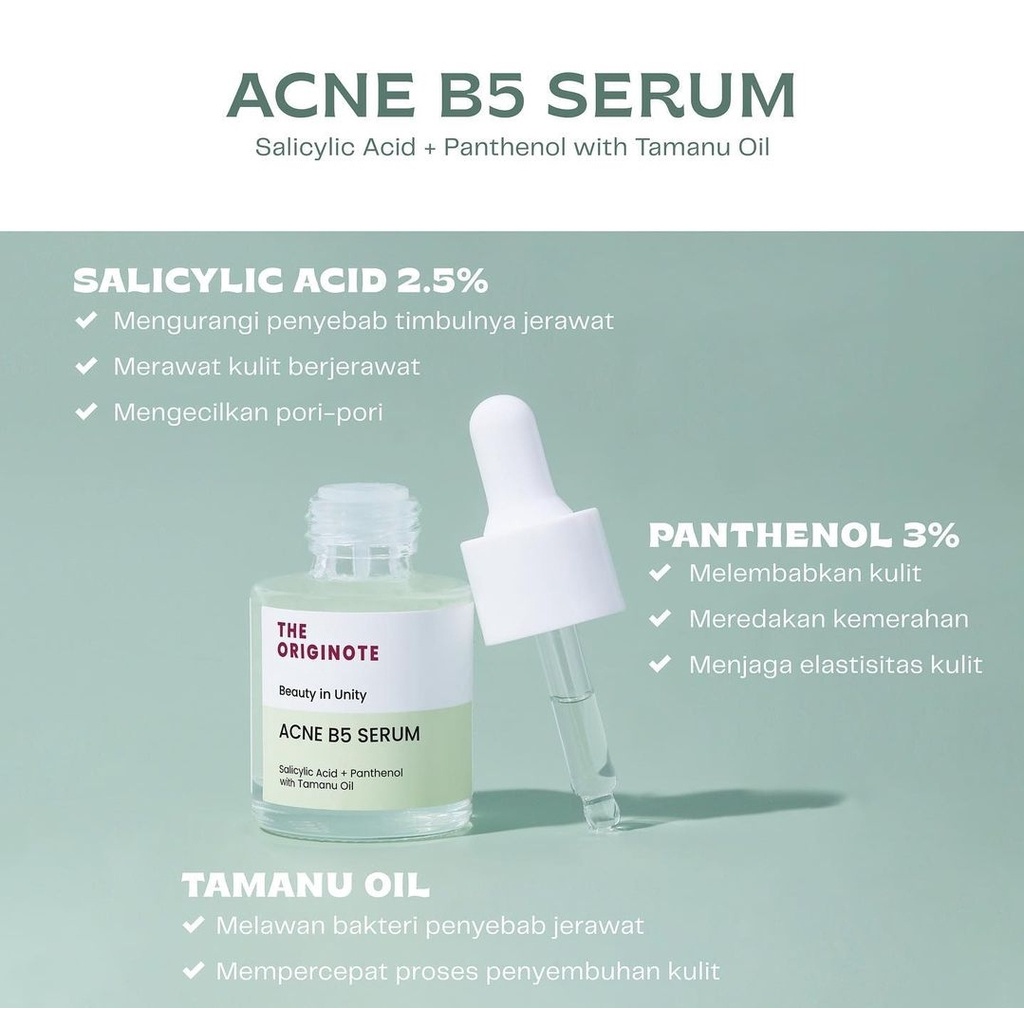 THE ORIGINOTE Serum Acne B5 | Bright B3 | Astachiol | Ceratides | Peeling Solution