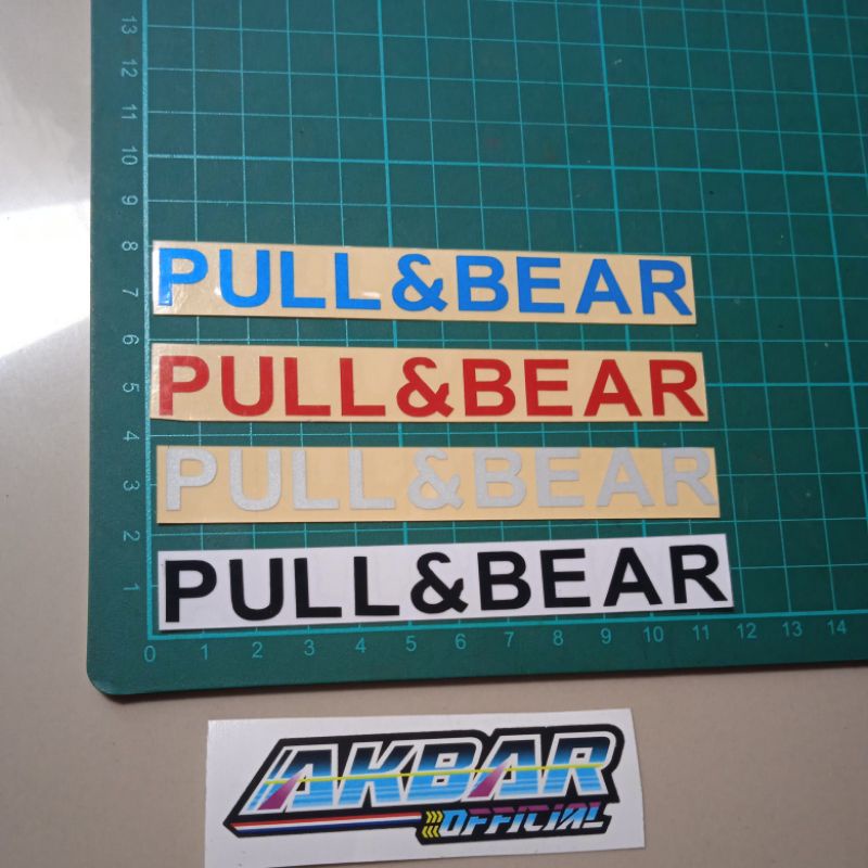

STICKER CUTTING PULL AND BEAR