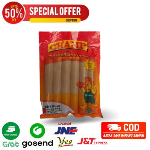 

SOSIS Champ ISI 6 Rasa Ayam Segarmart Bandung