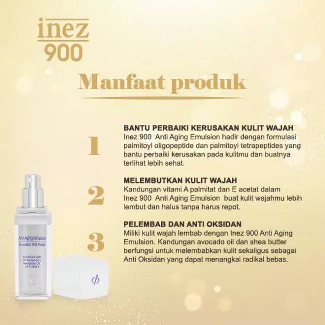 ❤️GROSIR❤️ INEZ 900 Anti Aging Emulsion