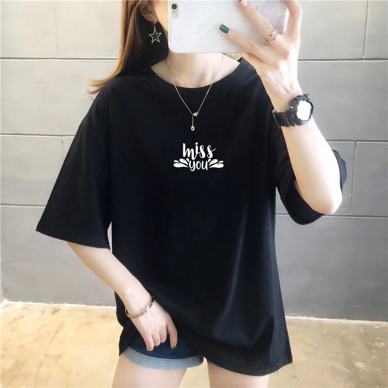 YOURSTYLE1119 - KAOS MISS YOU LEBARAN KEKINIAN TERLARIS KEREN UNISEX OVERSIZE