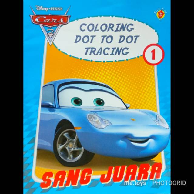 

Cars Coloring Dot to Dot Tracing - Activity Book
