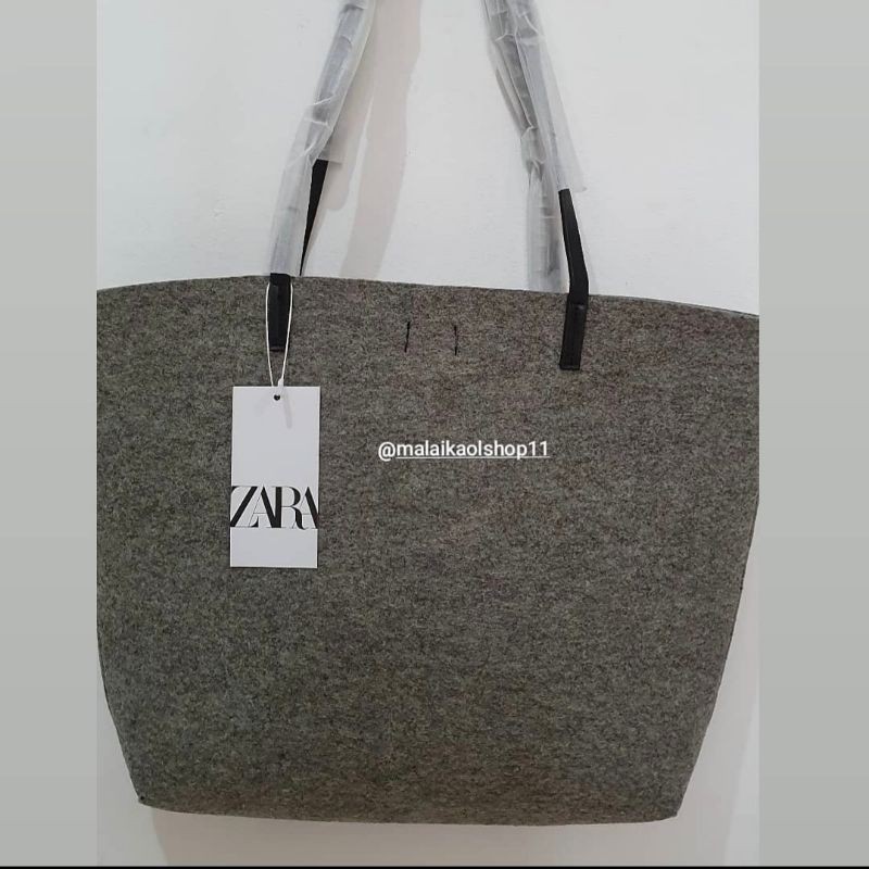 zara canvas tote