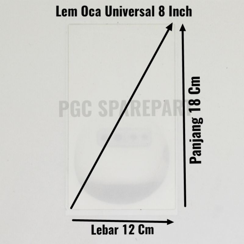 

Universal Lem OCA 8 inch - Adhesive Perekat Occa Kering Dry Glue 8inch
