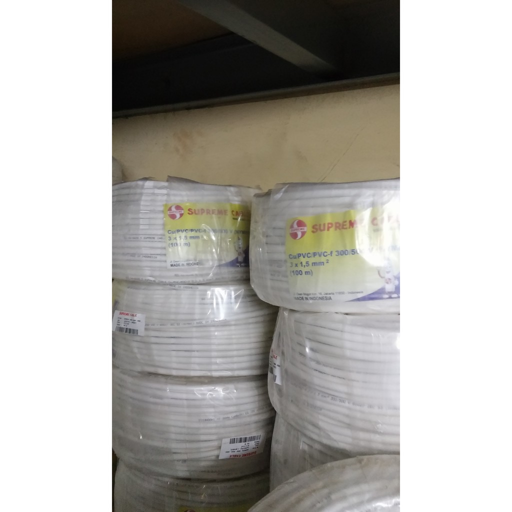 Kabel Listrik NYMHY 3x1,5mm SUPREME Roll 100m