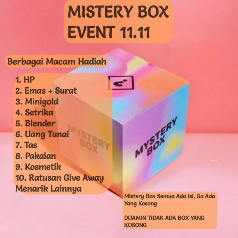 READY 12 NOVEMBER MISTERY BOX HP MISTERI BOX HP ANTI ZONK MISTERI BOX MURAH COD
