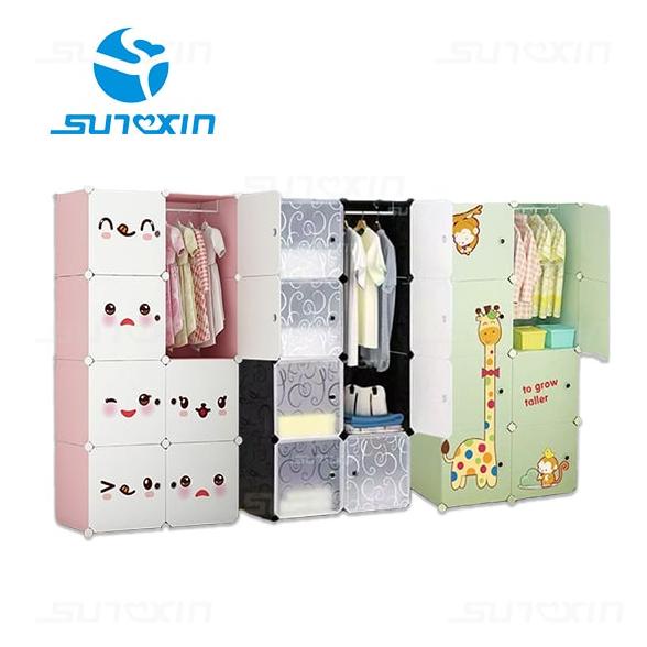 SUNXIN - LEMARI KOTAK PLASTIK PORTABLE BONGKAR PASANG RAK SERBAGUNA TERLARISS...,,,,,