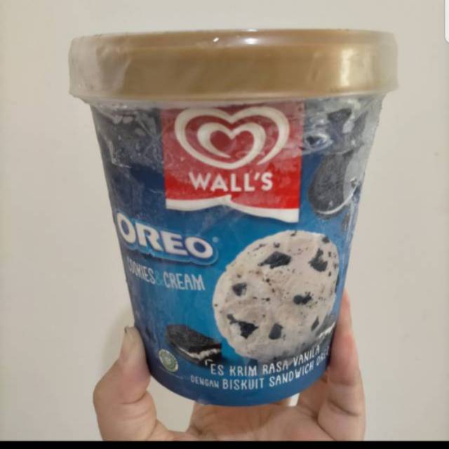 

Es Krim Walls Oreo