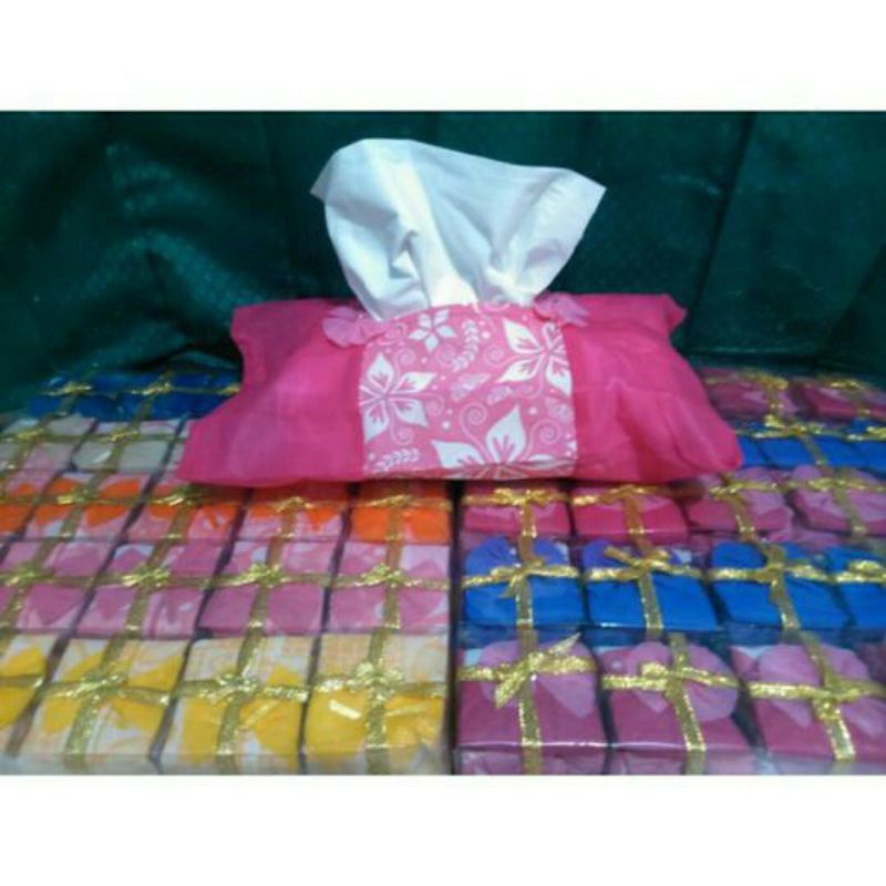 Isi 50 pcs Tempat Tissu Puring Mika